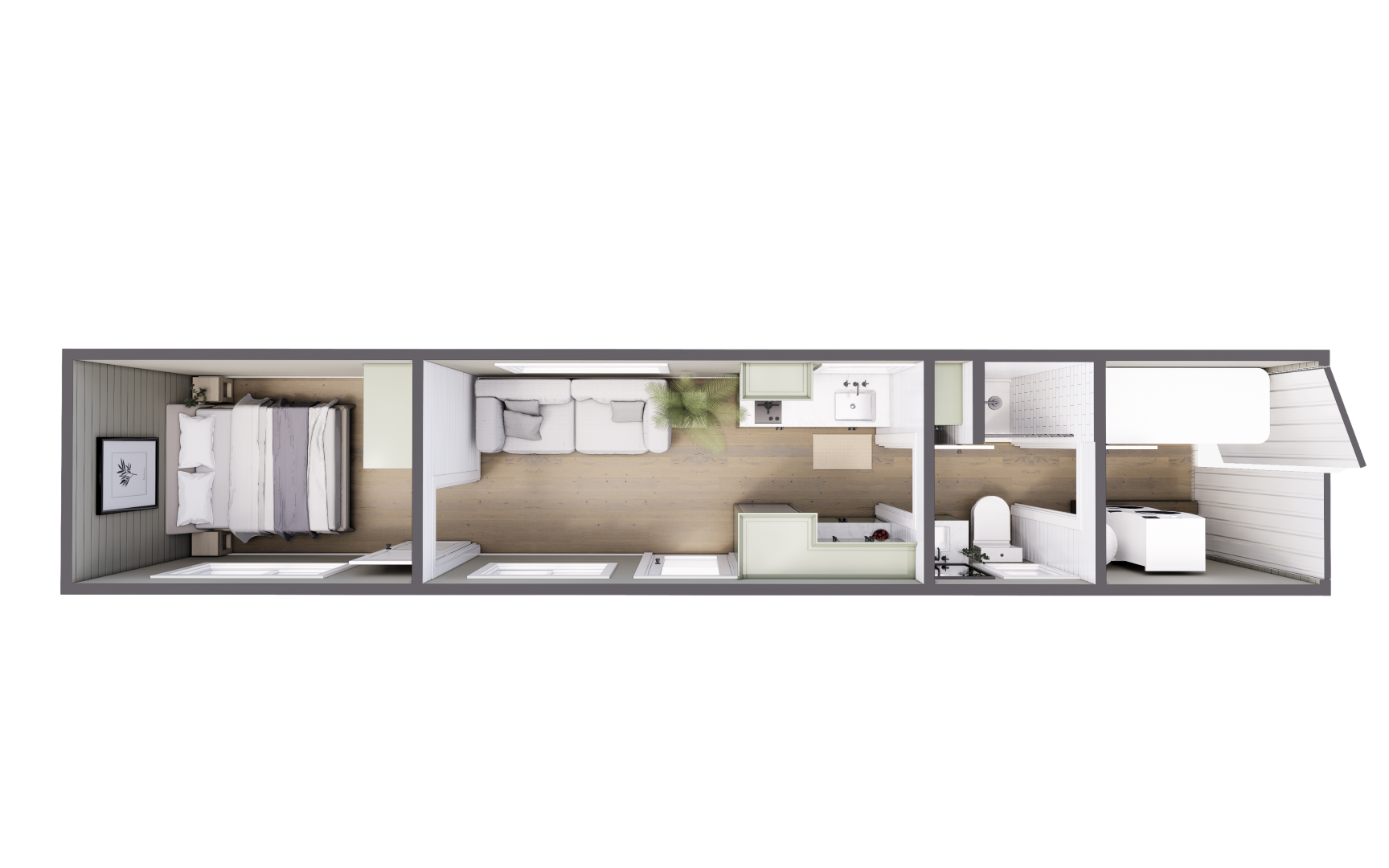 The Hideaway floor plan