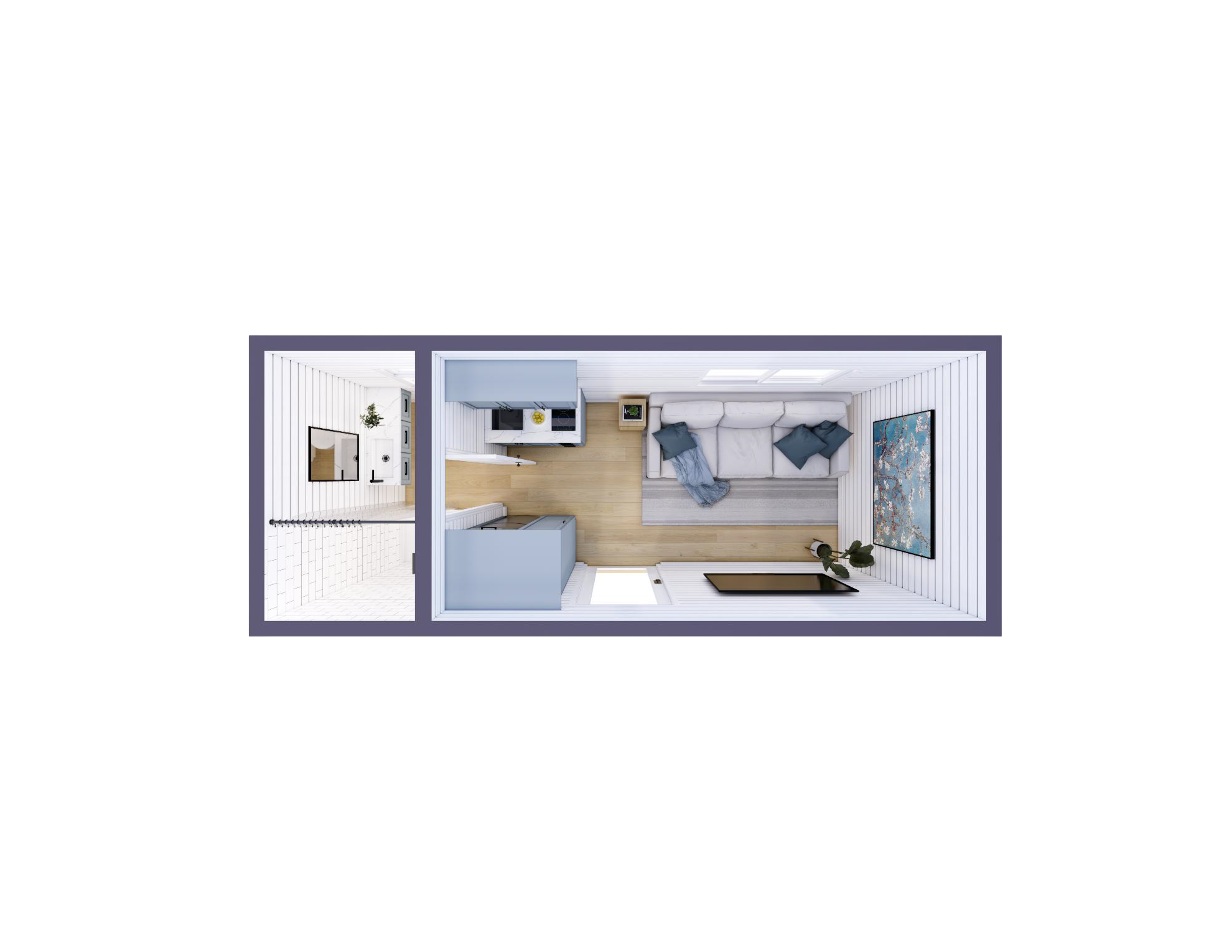 The Micro Pod floor plan